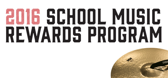 SABIAN School Music Rewards Program