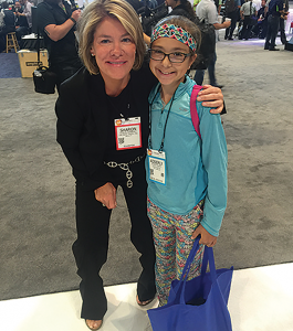 Sharon Hennessey with Adderly Surack, daughter of Sweetwater Founder Chuck Surack.