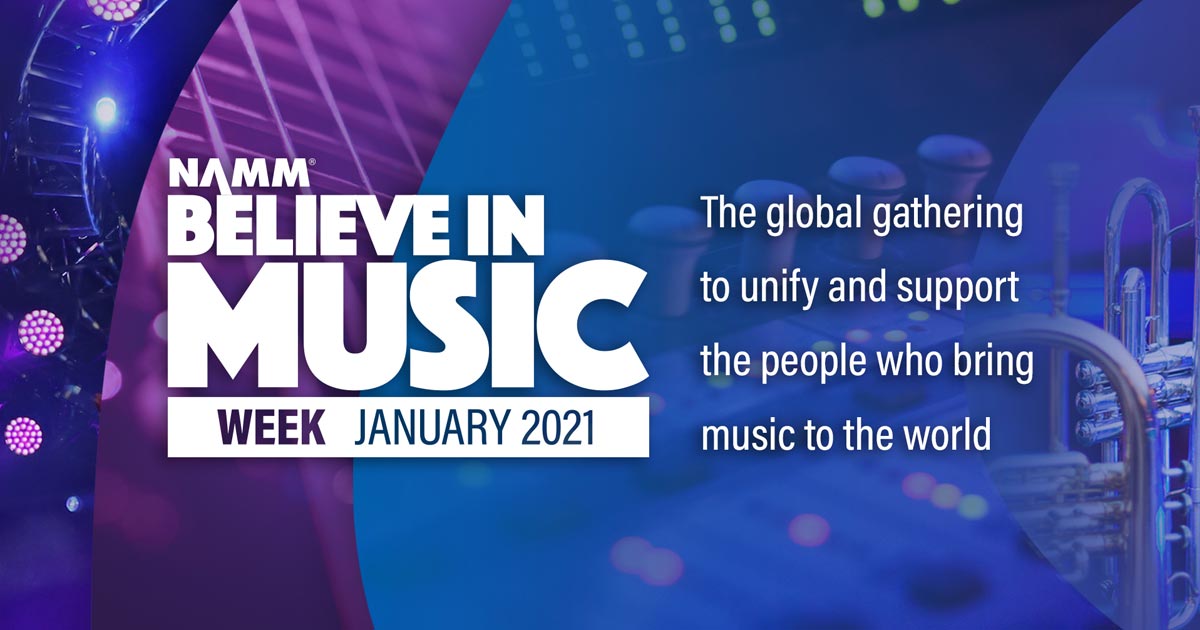 NAMM Unveils Education Sessions for Believe in Music Week