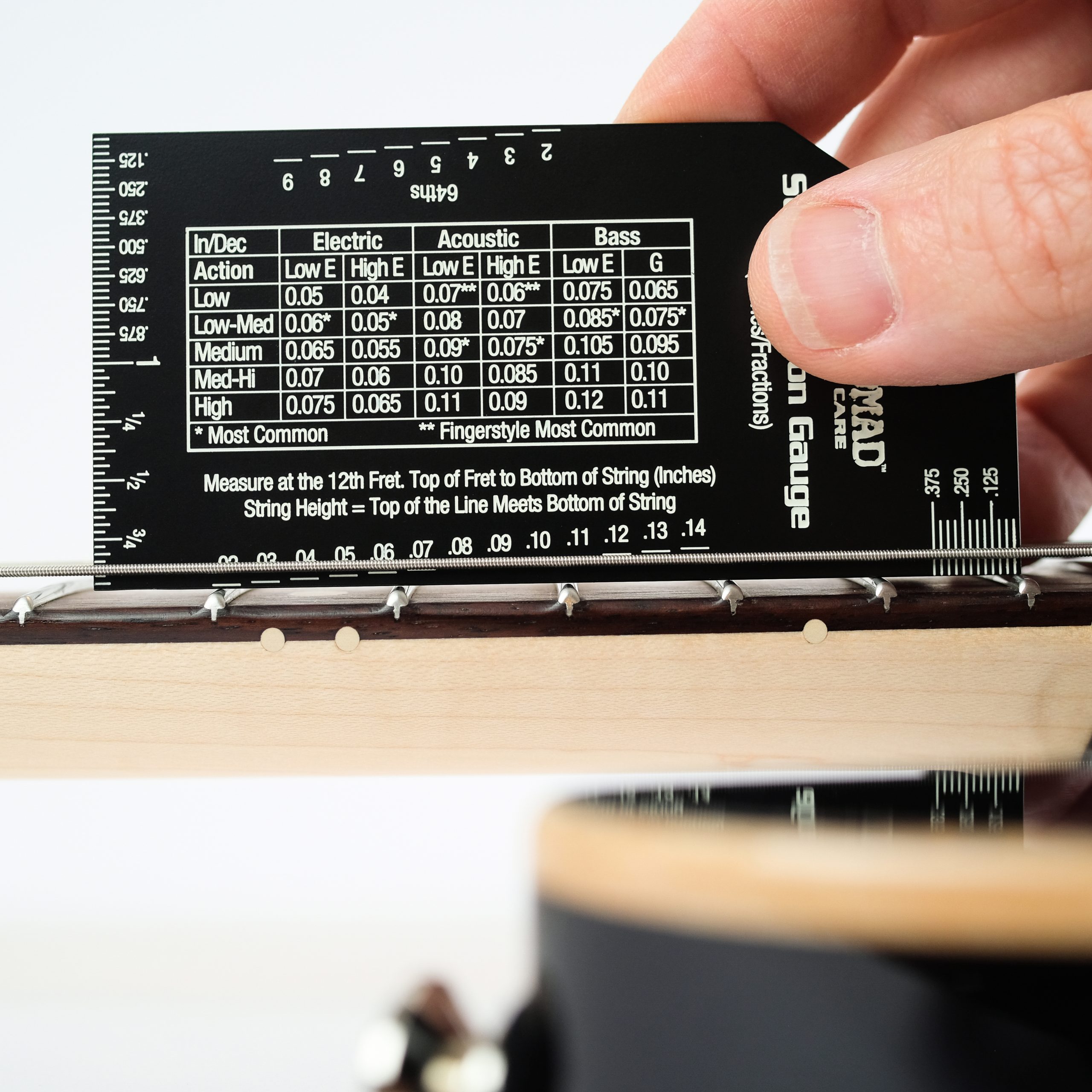 Music Nomad s String Action Gauge