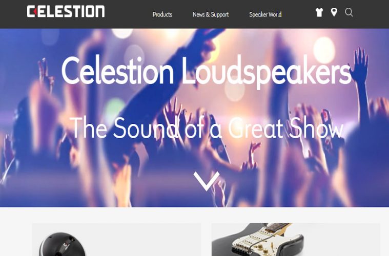 Celestion launches new website