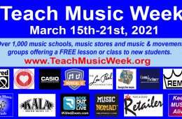 Seven Annual Teach Music Week, KeepMusicAlive