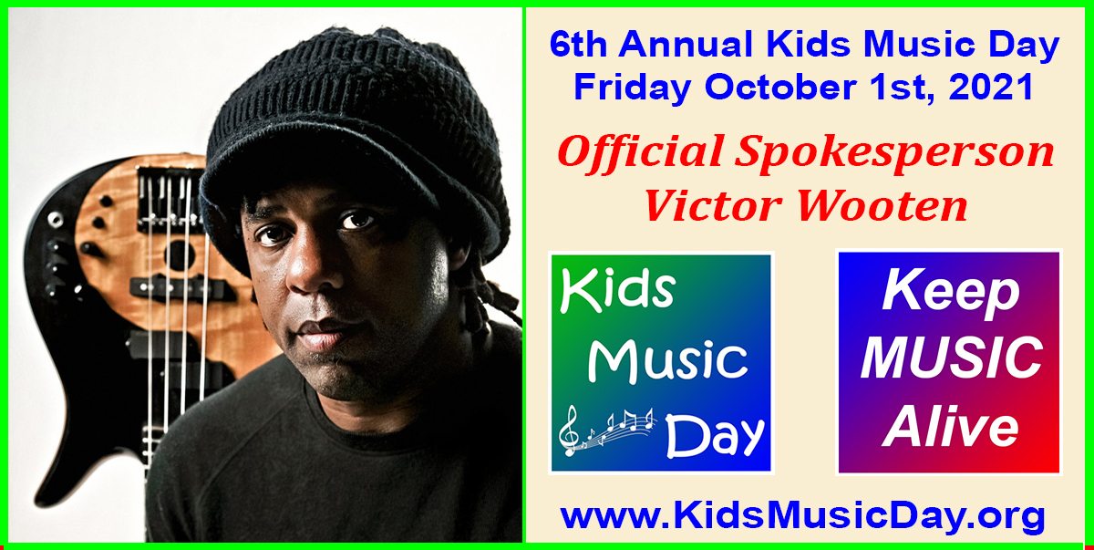 Victor Wooten Named Kids Music Day Spokesperson